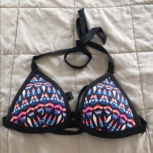 PINK halter swim top